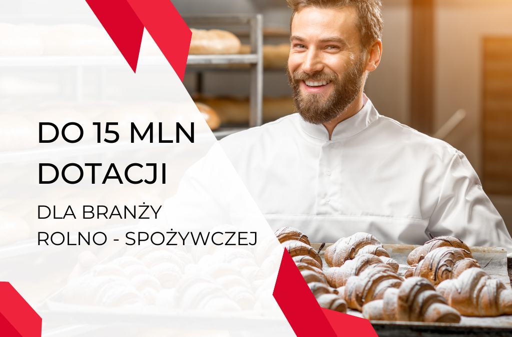 Do 15 mln zł dofinansowania dla przedsiębiorstw z branży rolno-spożywczej – nabór już w październiku